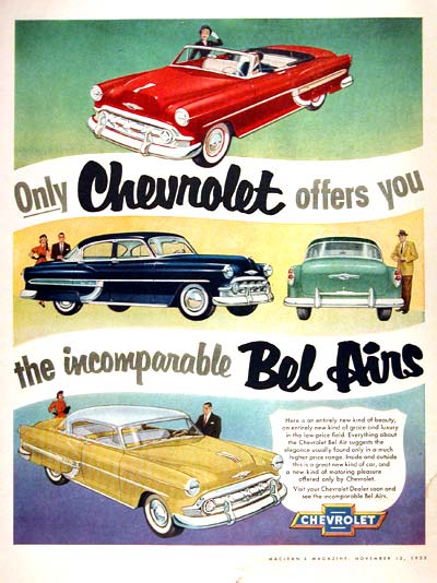 1954 Chevrolet Bel Air #002251