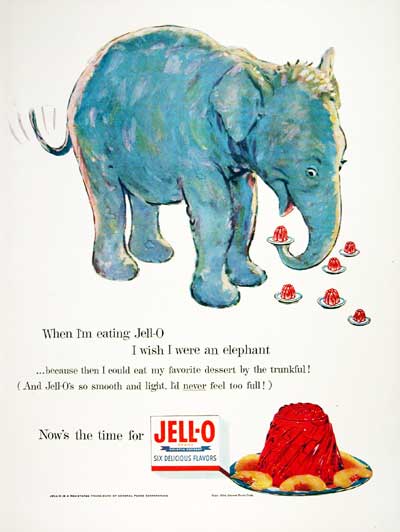 1954 Jell-O Desserts #004473