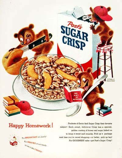 1954 Post Sugar Crisp #004138