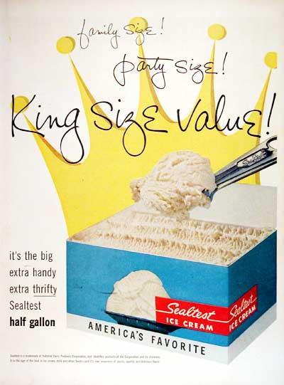 1954 Sealtest Ice Cream #004458