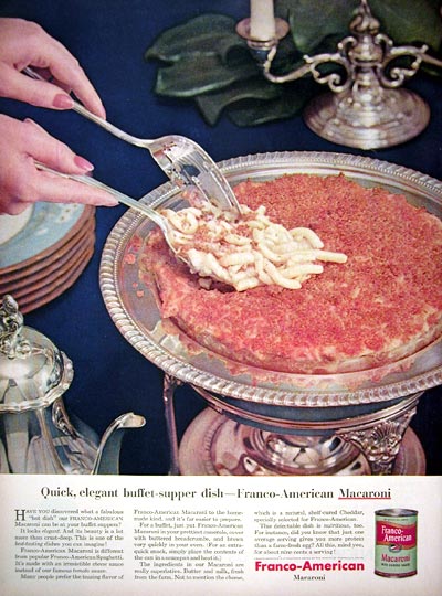 1955 Franco American Macaroni #015916
