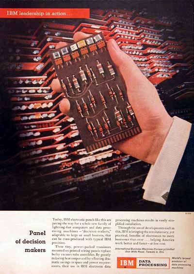 1955 IBM Circuit Board #001709