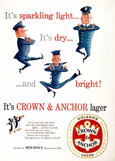 1955 Molson Crown & Anchor
