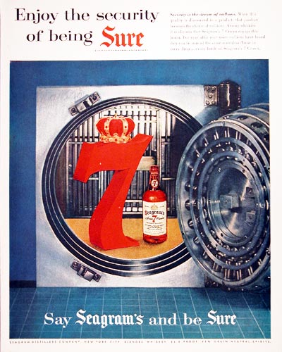 1955 Seagram's 7 Whiskey #004128