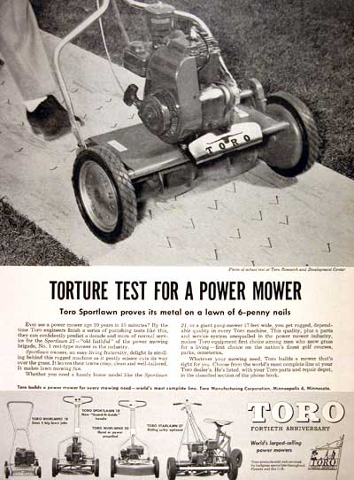 1955 Toro Lawn Mower #002206