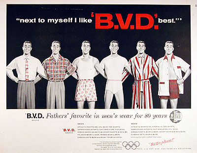 1956 B.V.D. Men's Wear #006687