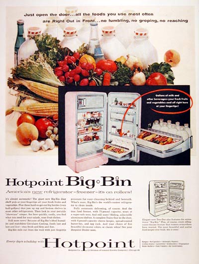 1956 Hotpoint Refrigerator #006698