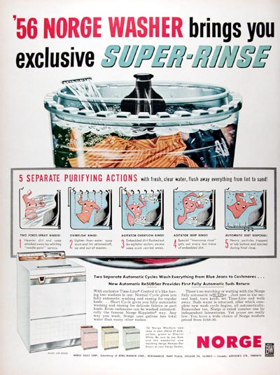 1956 Norge Washing Machine #009365