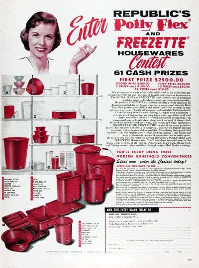 1956 Polly Flex Freezette Housewares #024735