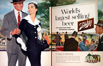 1956 Schlitz Beer #004441