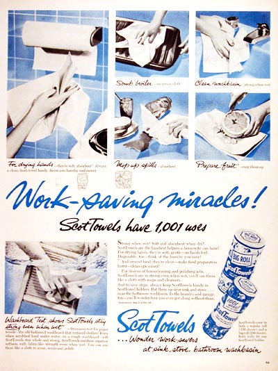 1956 Scot Paper Towels #006961