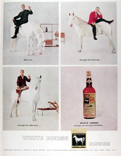 1956 White Horse Whiskey #009354B