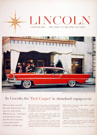 1957 Lincoln Premier Landau #007188