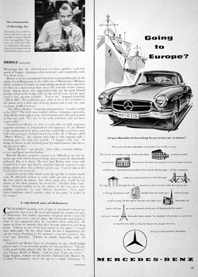 1957 Mercedes Tourist Package #006861