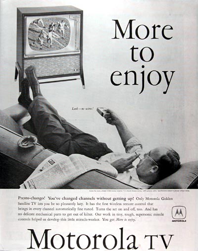 1957 Motorola Golden Satellie TV #014801
