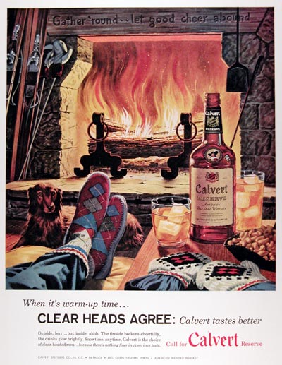 1958 Calvert Reserve Whiskey #024847