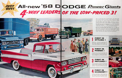 1958 Dodge Power Giant Trucks #014816