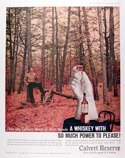 1959 Calvert Reserve Whiskey #018802