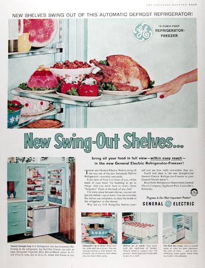 1959 GE Refrigerator Freezer #018781