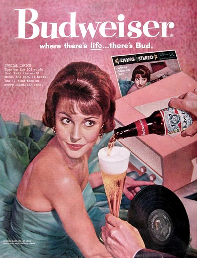 1960 Budweiser Beer #017720