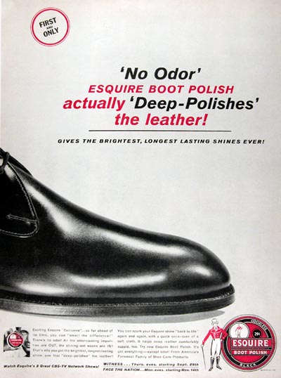 1960 Esquire Boot Polish #011326