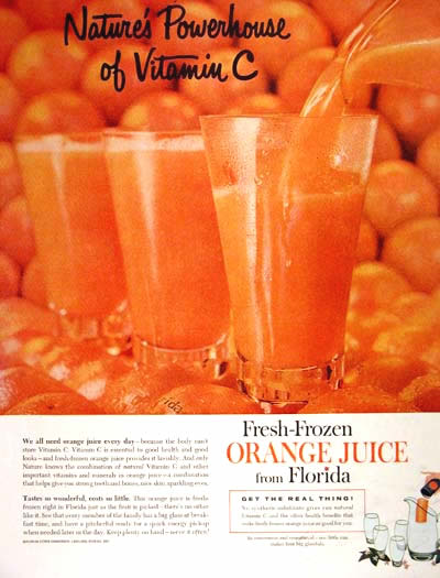 1960 Florida Orange Juice #004328