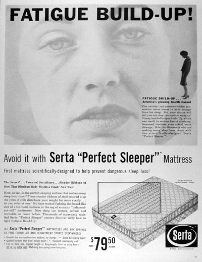 1960 Serta Perfect Sleeper Mattress #015351
