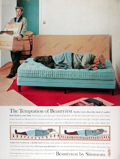 1960 Simmons Beautyrest Mattress #011334