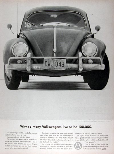 1960 Volkswagen Beetle #015412