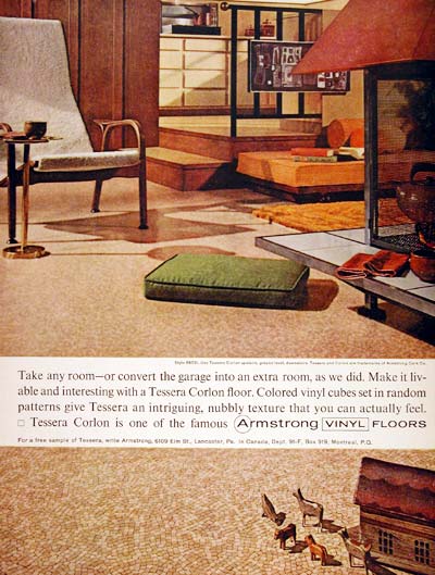 1961 Armstrong Vinyl Floor #003632