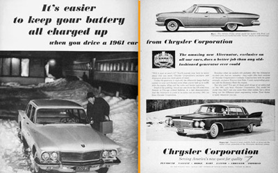 1961 Chrysler Sedan Line