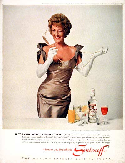 1962 Smirnoff Vodka #002434