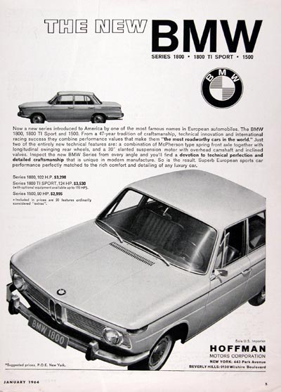 1964 BMW 1800 Sedan #023744