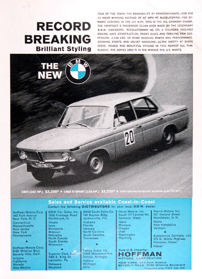 1965 BMW 1800 Ti Sport Sedan #004609