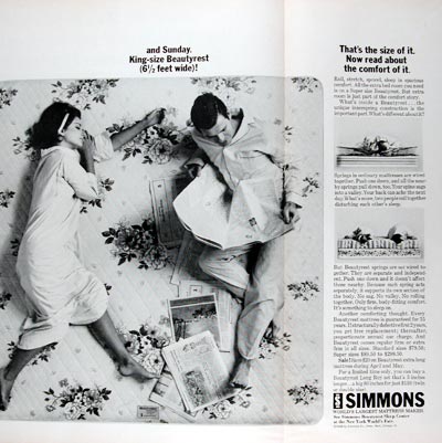 1965 Simmons Beauty Rest Mattress #018568