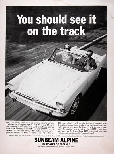 1964 Sunbeam Alpine Convertible #023427