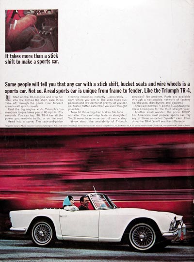1965 Triumph TR-4 Roadster #023349