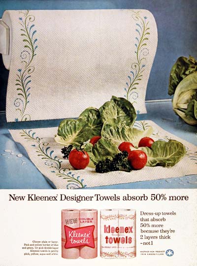 1966 Kleenex Paper Towels #003668