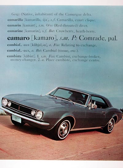 1967 Chevrolet Camaro #023950
