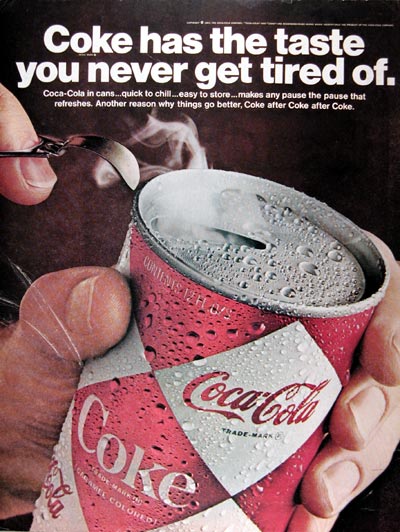 1967 Coca Cola Flat Top Can #025065