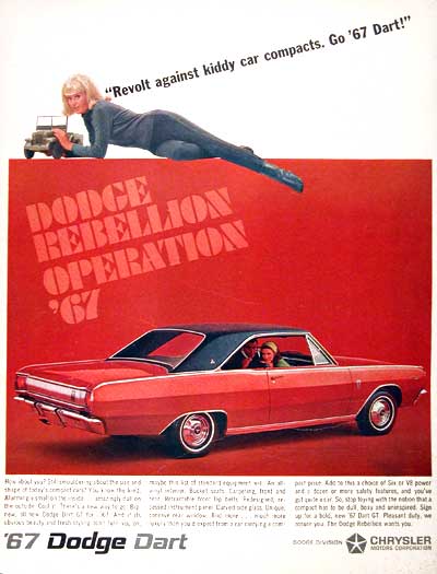 1967 Dodge Dart GT #001728