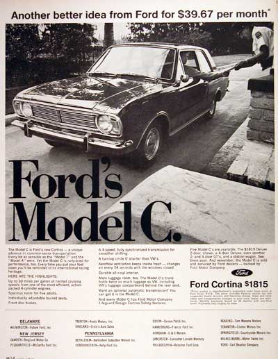 1967 Ford Cortina Model C #004243