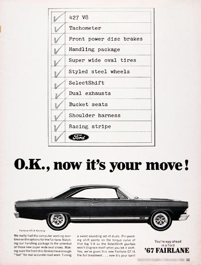 1967 Ford Fairlane GT/A #023468