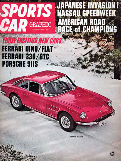 1967 Sports Car Graphic ~ Ferrari 330 GTC #023746