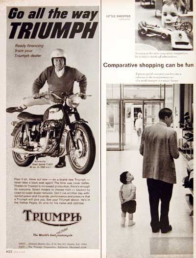 1967 Triumph Bonneville Motorcycle #004233
