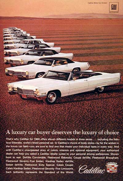1968 Cadillac Line #002597