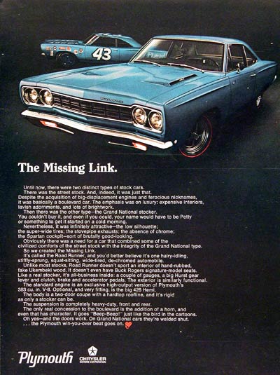 1968 Plymouth Road Runner #006344