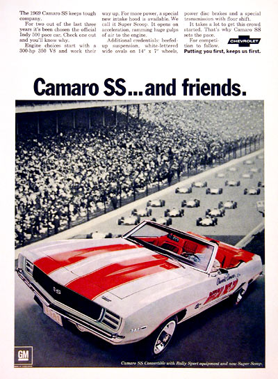 1969 Chevrolet Camaro SS #004811