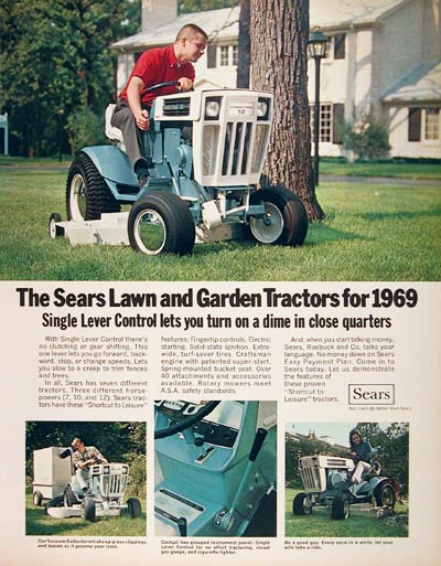 1969 Sears Lawn Tractor #004399