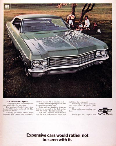 1970 Chevrolet Caprice Sedan #013033